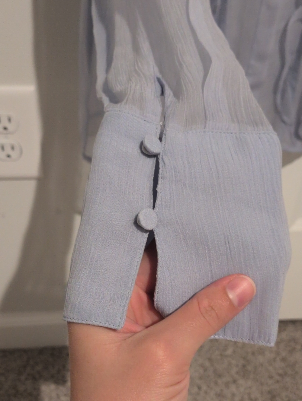 J.Crew Ruffle Front Blouse - Picture 4 of 8
